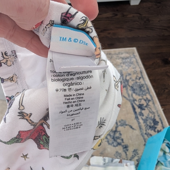 Pottery Barn Kids Dr. Seuss Pajamas 2T Cotton Long Sleeve Pants - Picture 3 of 4